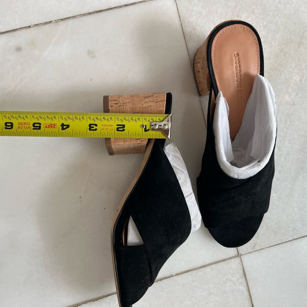 Suede Open Toe Sandals - image 8